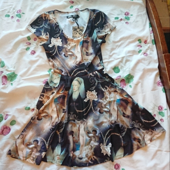 NWT Donatella Skater Dress - Picture 6 of 8